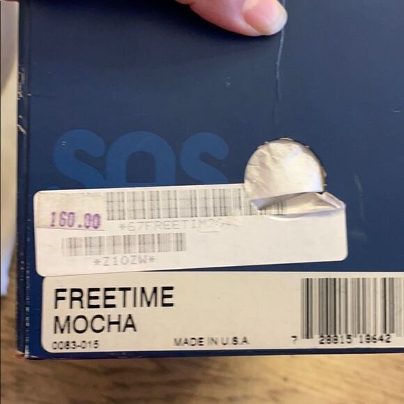 SAS LIGHT BROWN LEATHER SNEAKERS.  NEW - Picture 10 of 13